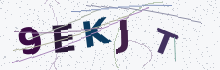 A verification image containing five letters and numbers